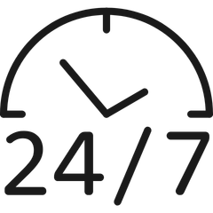 24時間365日利用可能